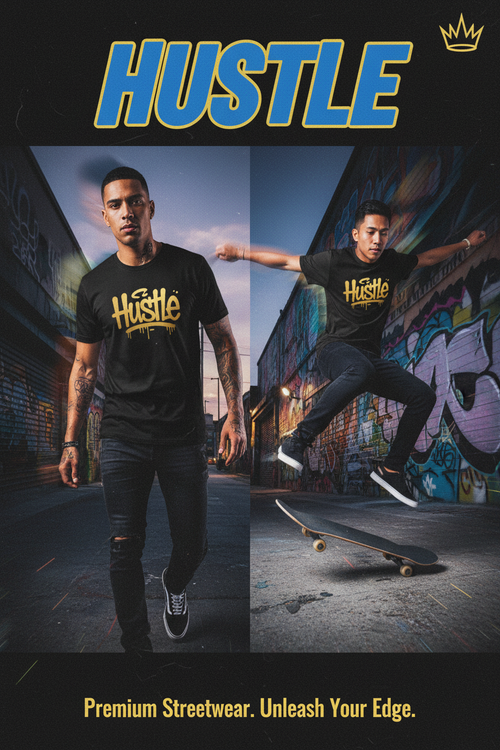 Hustle T-shirt TikTok Ad